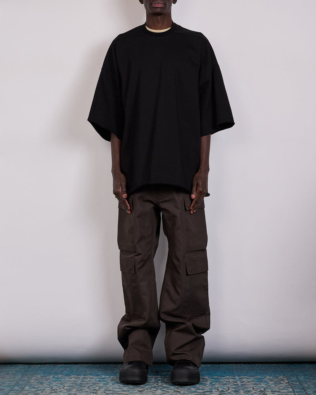 Rick Owens Tommy T-Shirt BA Heavy Jersey Black