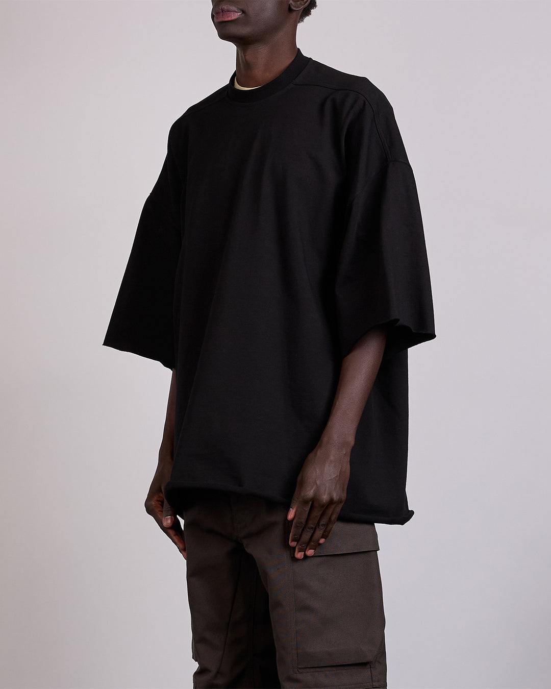 Rick Owens Tommy T-Shirt BA Heavy Jersey Black