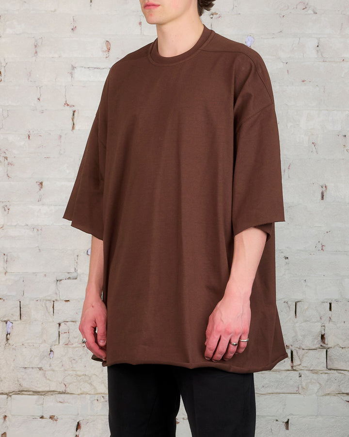Rick Owens Tommy T-Shirt BA Heavy Jersey Brown