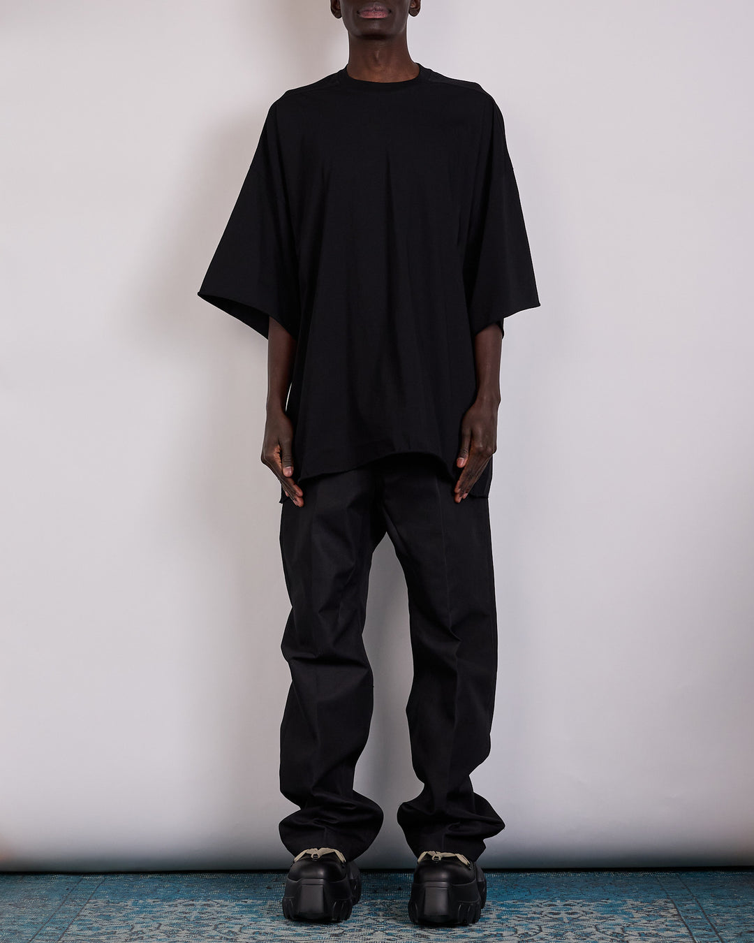 Rick Owens Tommy T-Shirt JA Classic Jersey Black