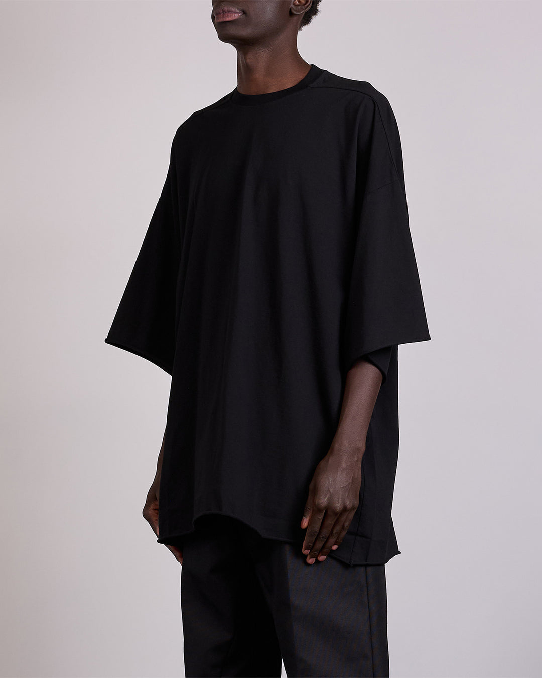 Rick Owens Tommy T-Shirt JA Classic Jersey Black