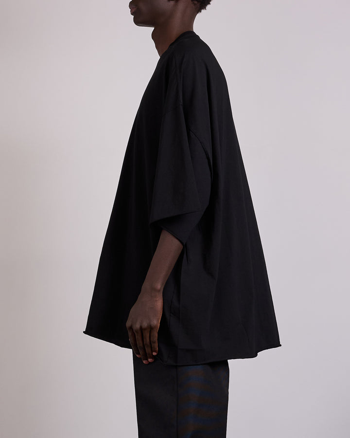 Rick Owens Tommy T-Shirt JA Classic Jersey Black