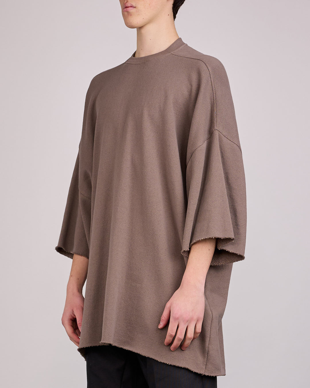 Rick Owens Tommy T-Shirt Nep Terry Jersey Dust