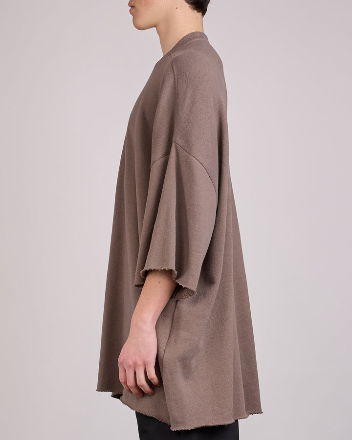 Rick Owens Tommy T-Shirt Nep Terry Jersey Dust