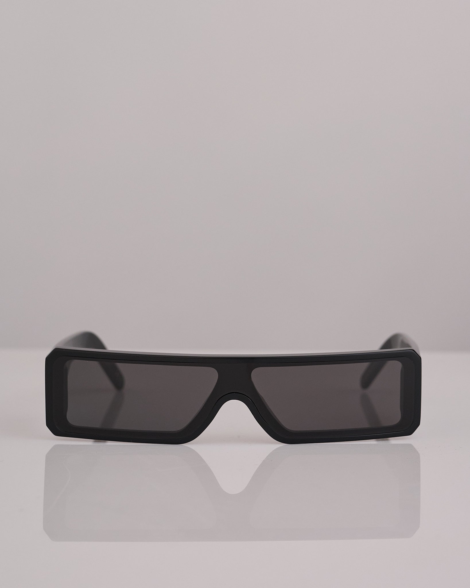 Rick Owens Tower Gethshades Sunglass Black Black – LESS 17