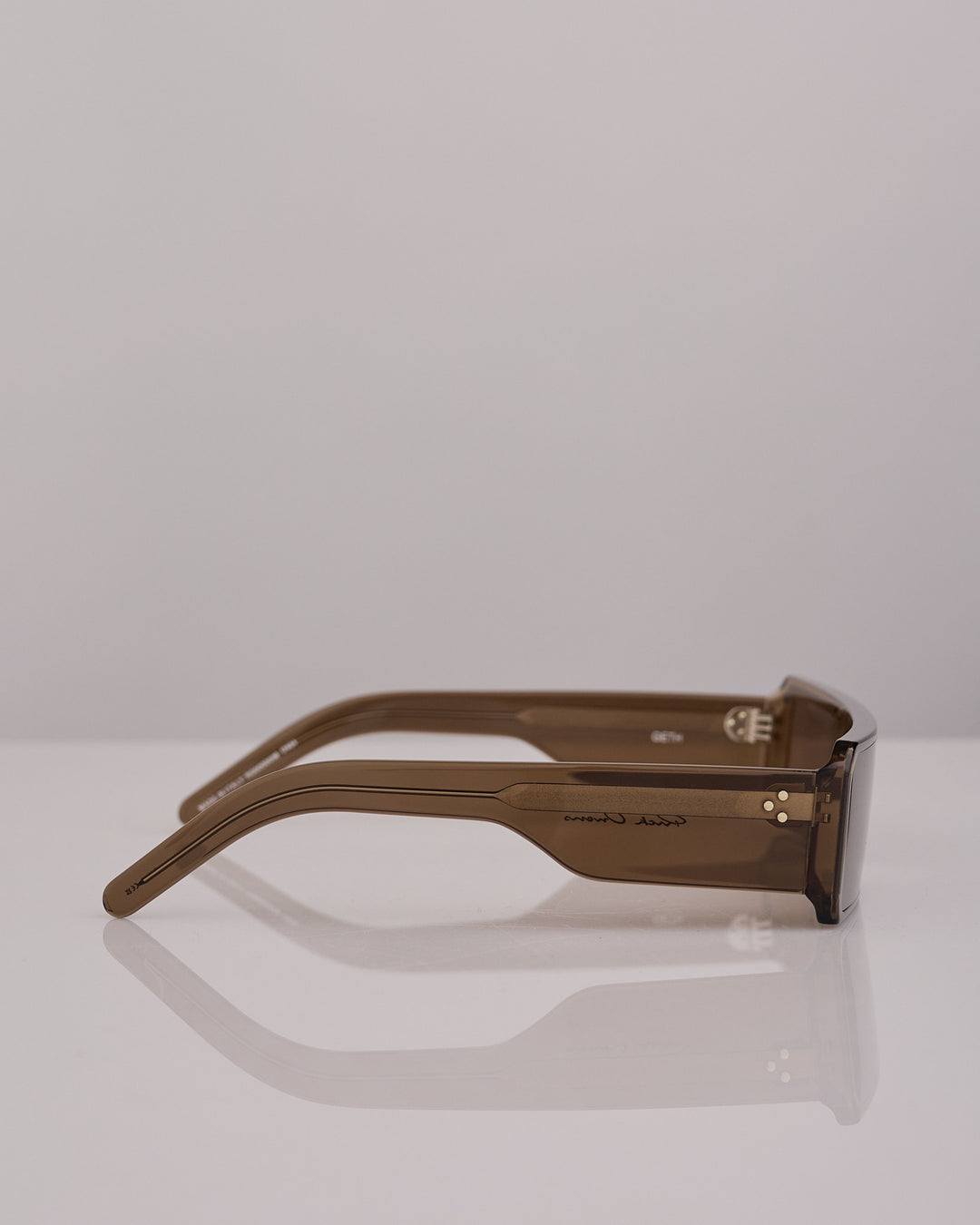 Rick Owens Tower Gethshades Sunglass Tobacco Brown