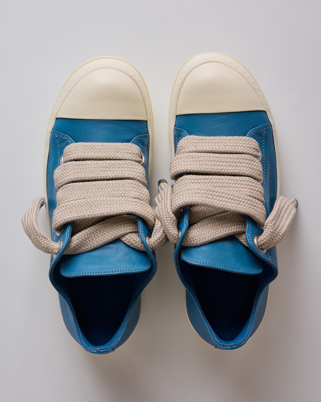 Rick Owens Tower Jumbolace Low Washed Lamb Sneaker Nublu