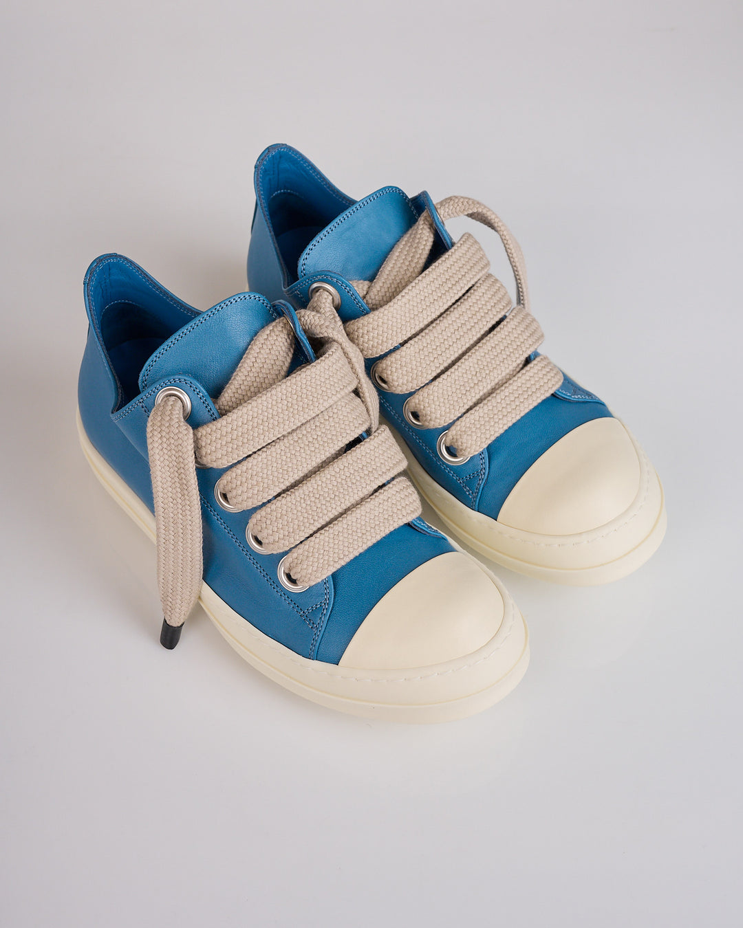 Rick Owens Tower Jumbolace Low Washed Lamb Sneaker Nublu