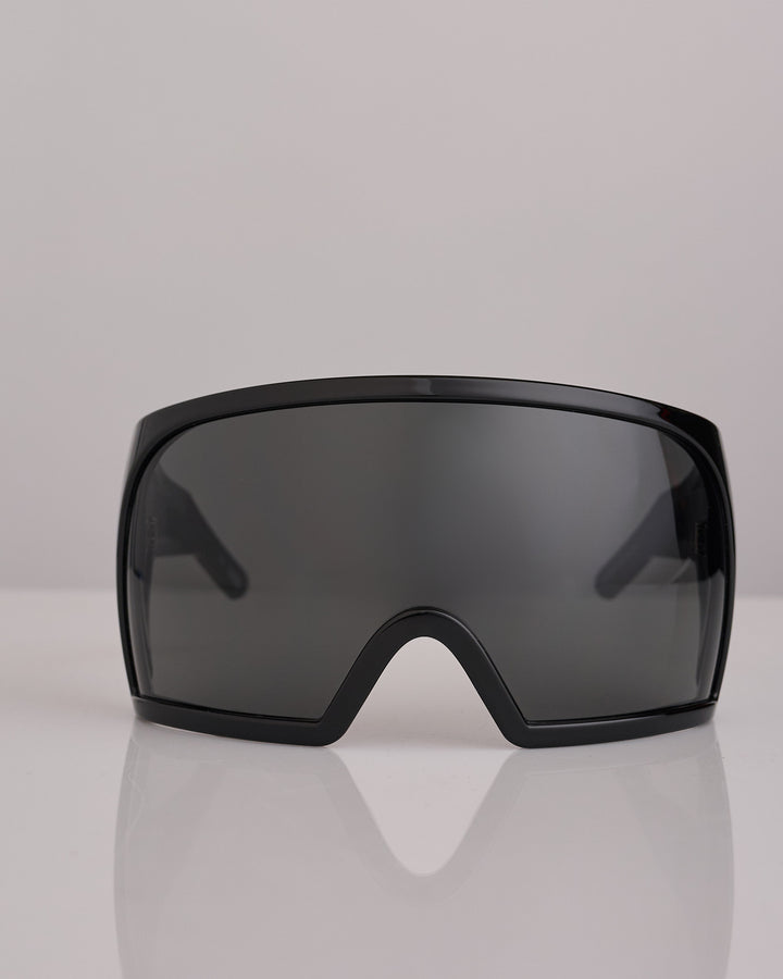 Rick Owens Tower Shield Sunglass Black Black