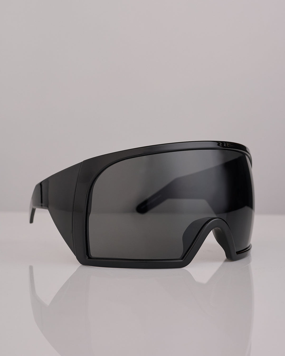 Rick Owens Tower Shield Sunglass Black Black