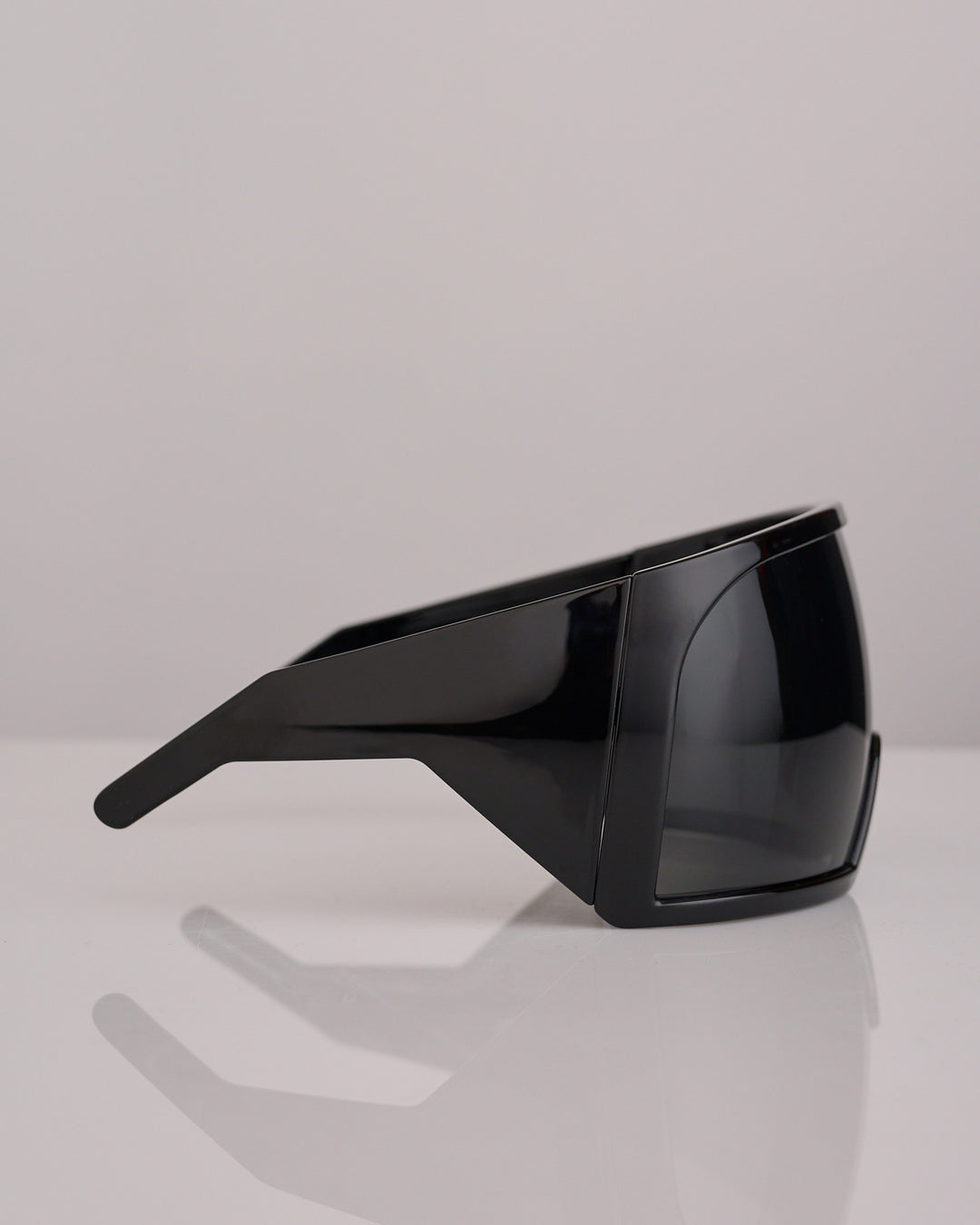 Rick Owens Tower Shield Sunglass Black Black