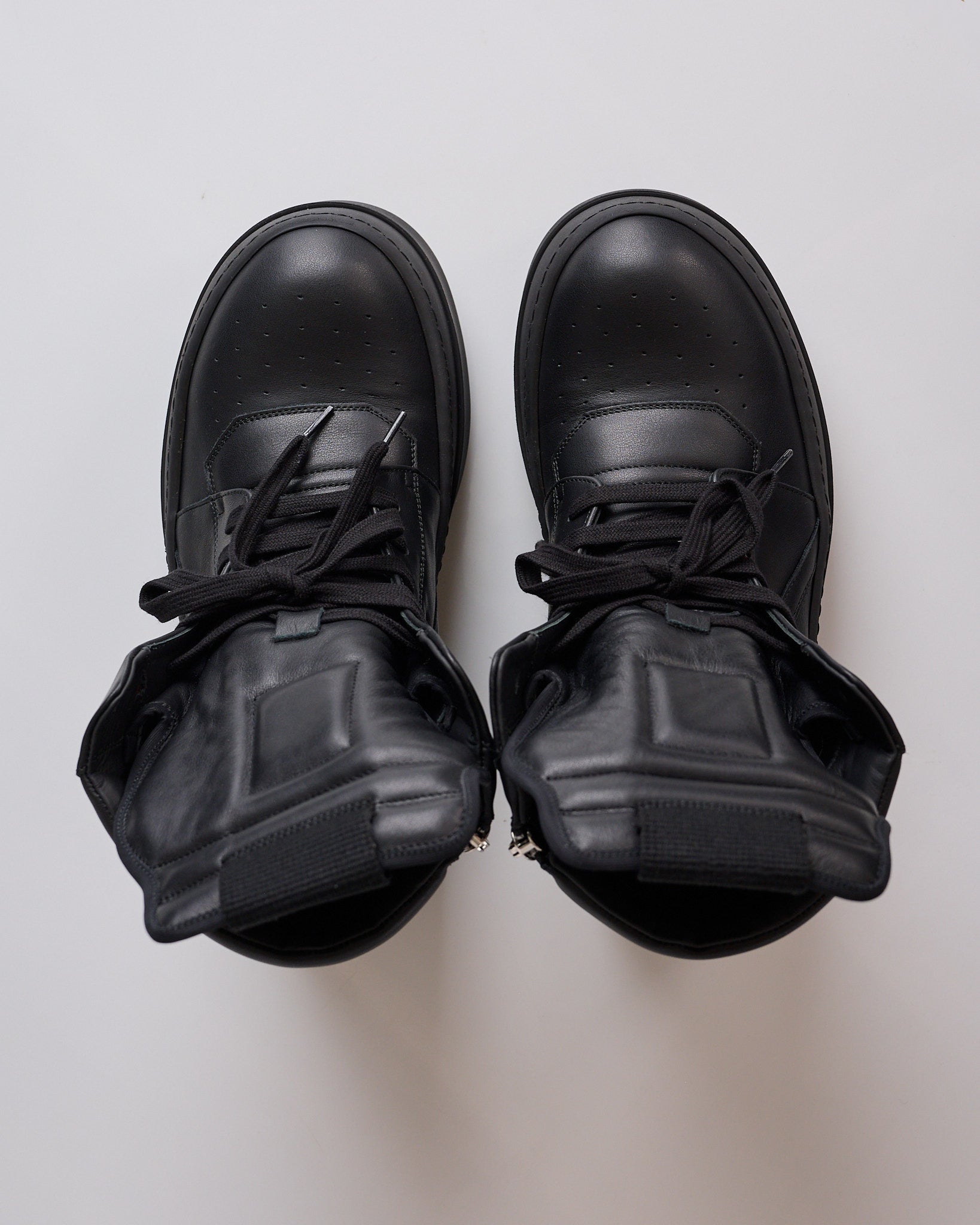 Rick Owens Tower Mega Bumper Geobasket All Black – LESS 17