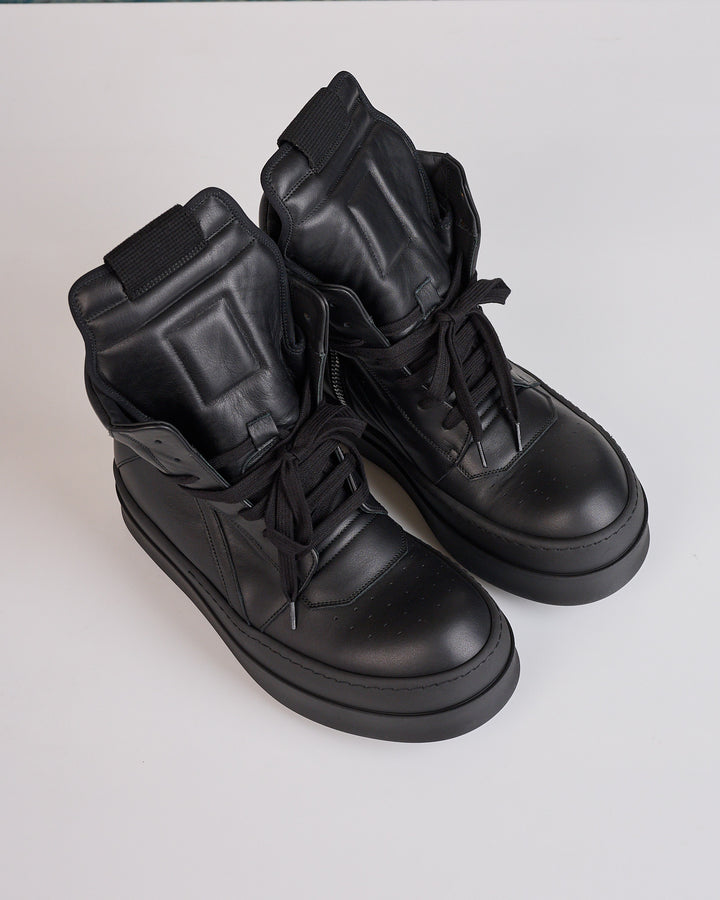 Rick Owens Tower Mega Bumper Geobasket All Black