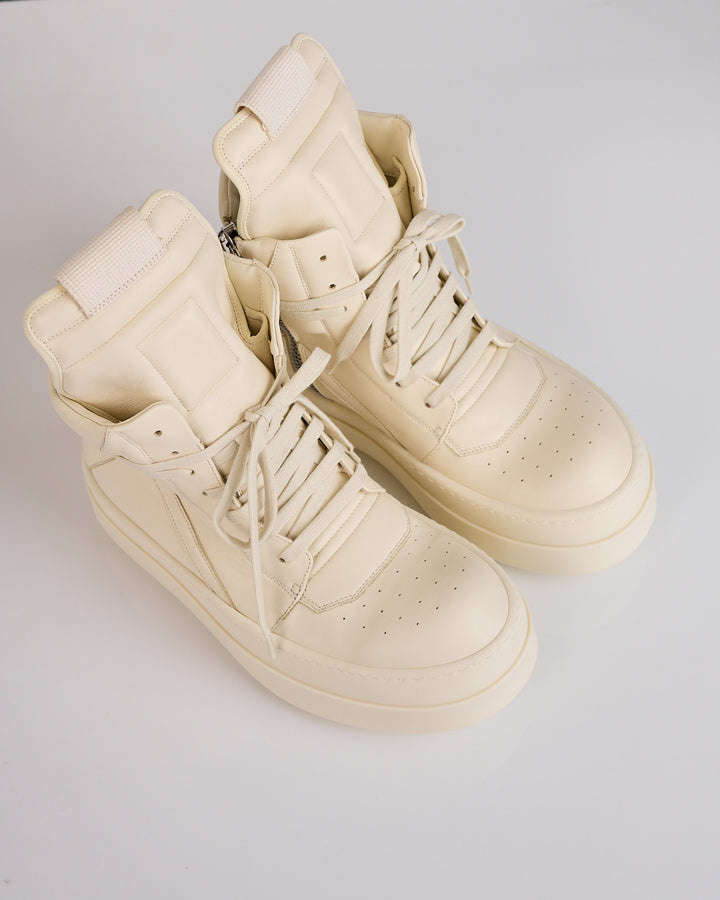 Rick Owens Tower Mega Bumper Geobasket All Milk