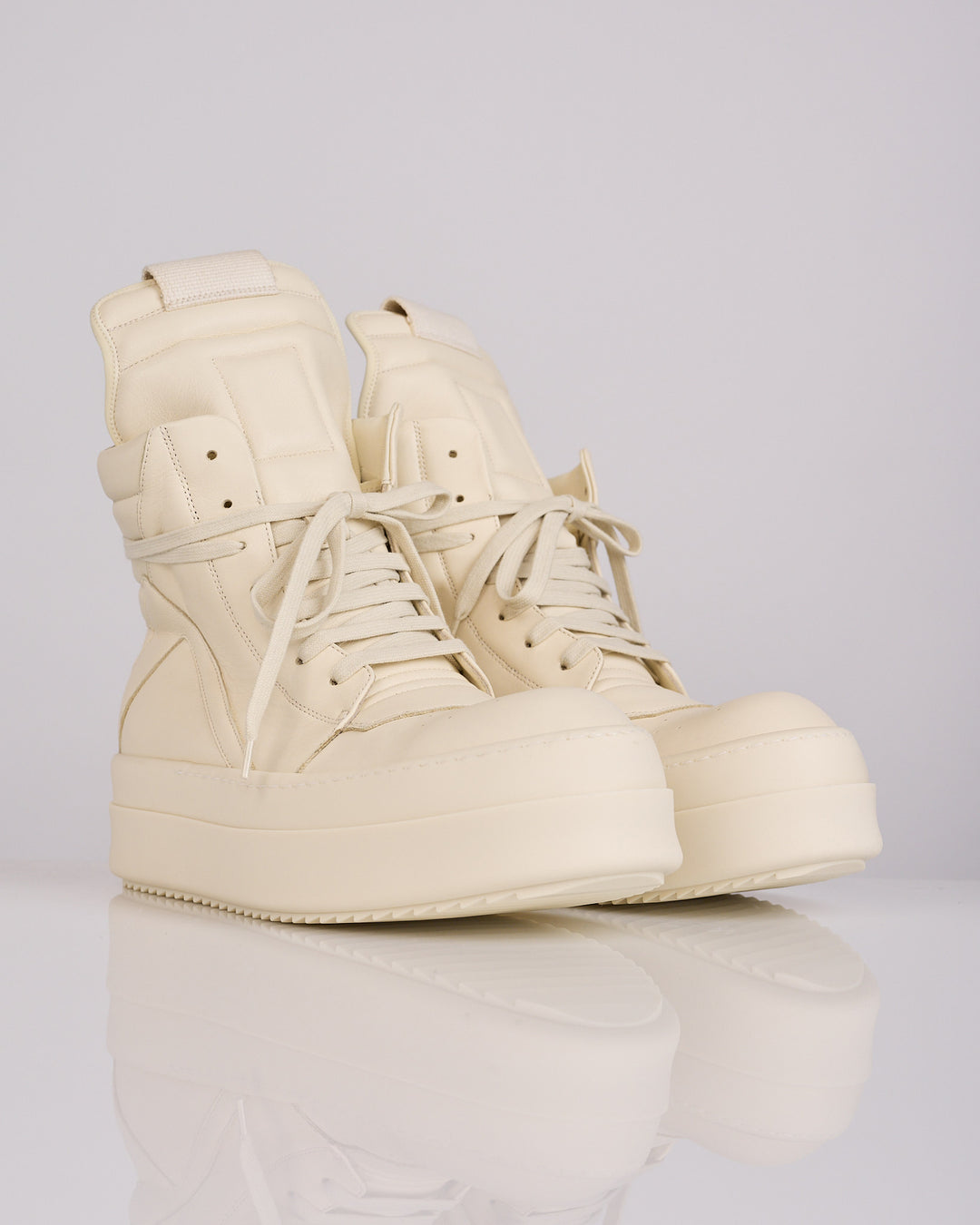 Rick Owens Tower Mega Bumper Geobasket All Milk