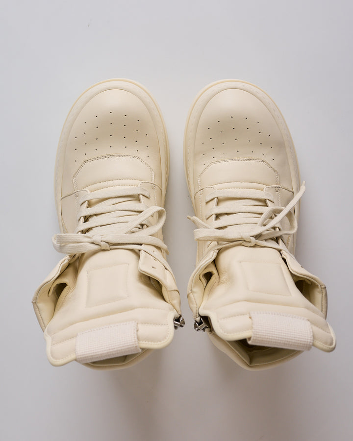 Rick Owens Tower Mega Bumper Geobasket All Milk