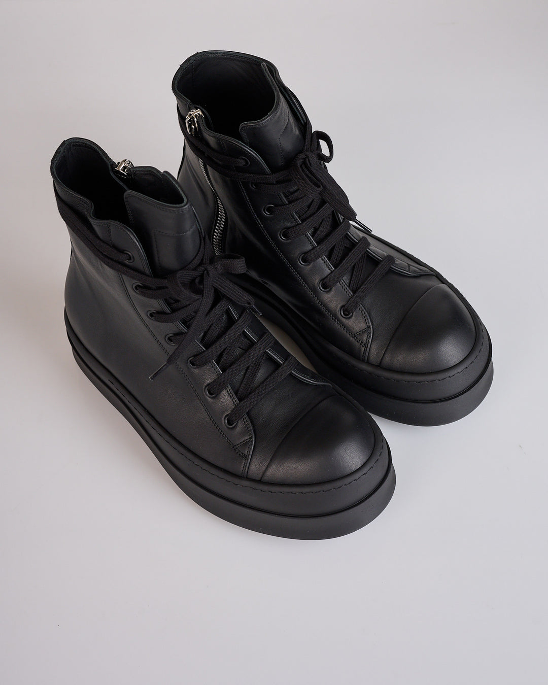 Rick Owens Tower Mega Bumper Sneakers All Black