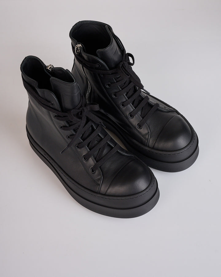 Rick Owens Tower Mega Bumper Sneakers All Black