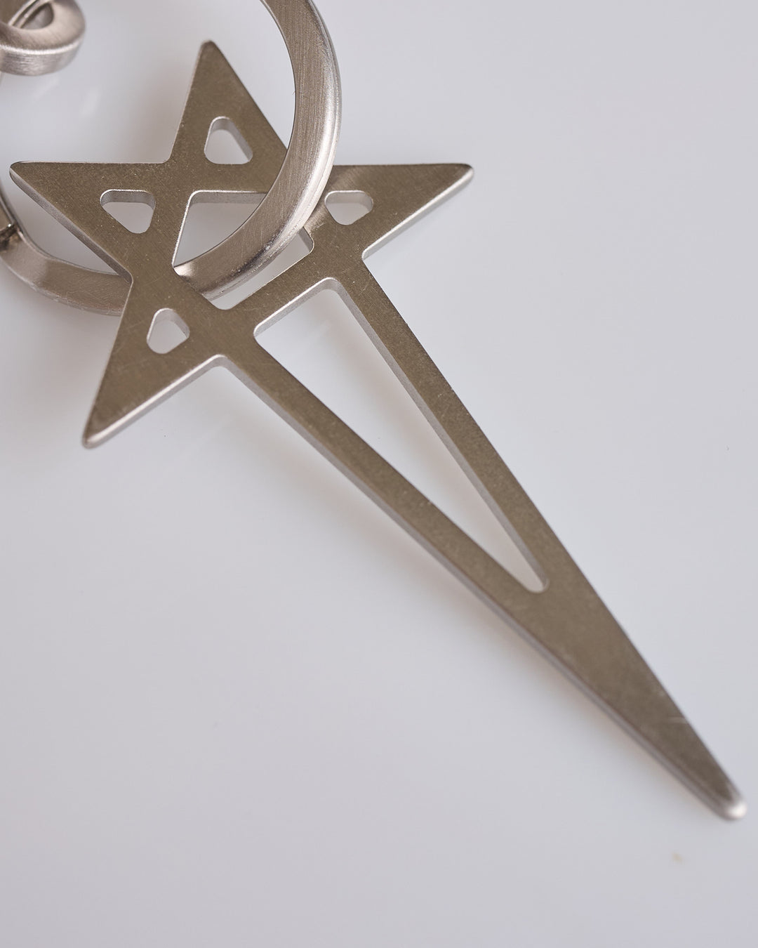 Rick Owens Tower Pentagram Keychain Palladio