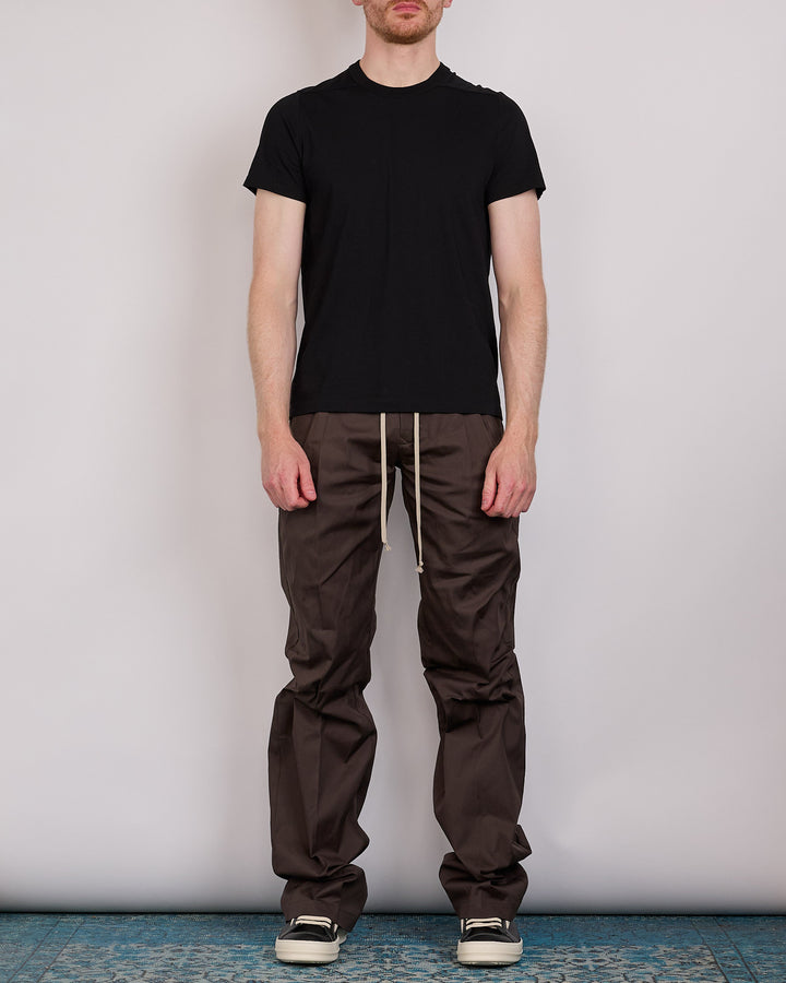 Rick Owens Tower Short Level T-Shirt JA Jersey Black