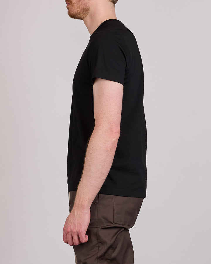 Rick Owens Tower Short Level T-Shirt JA Jersey Black