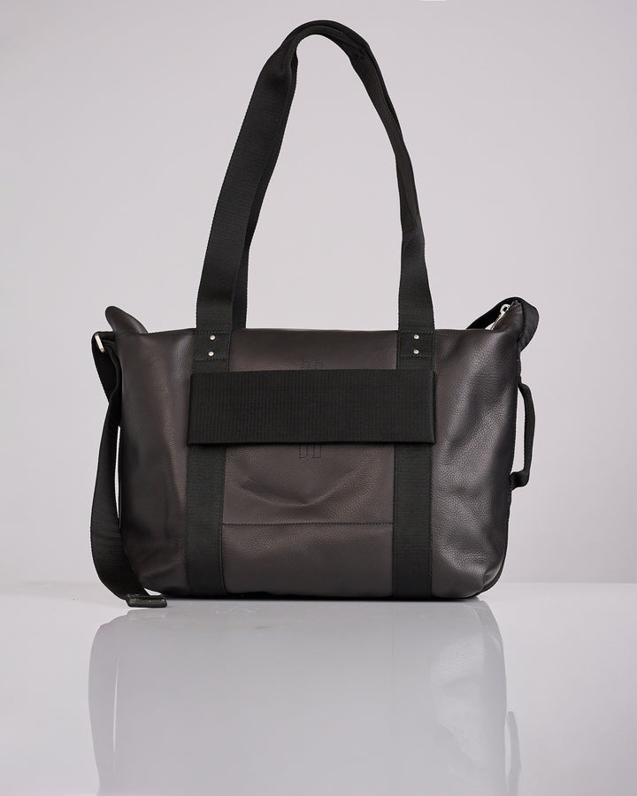 Rick Owens Tower Trolley Bag Grainy Leather Black
