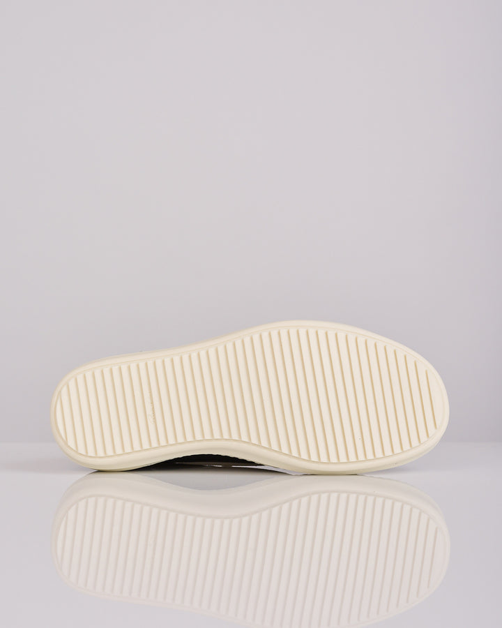 Rick Owens Tower Vintage Sneaker Full Grain Black/Milk