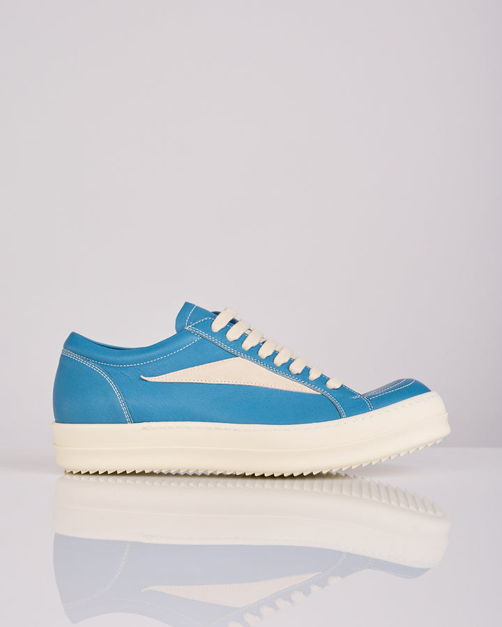 Rick Owens Tower Vintage Sneaker Washed Lamb Nublu Milk