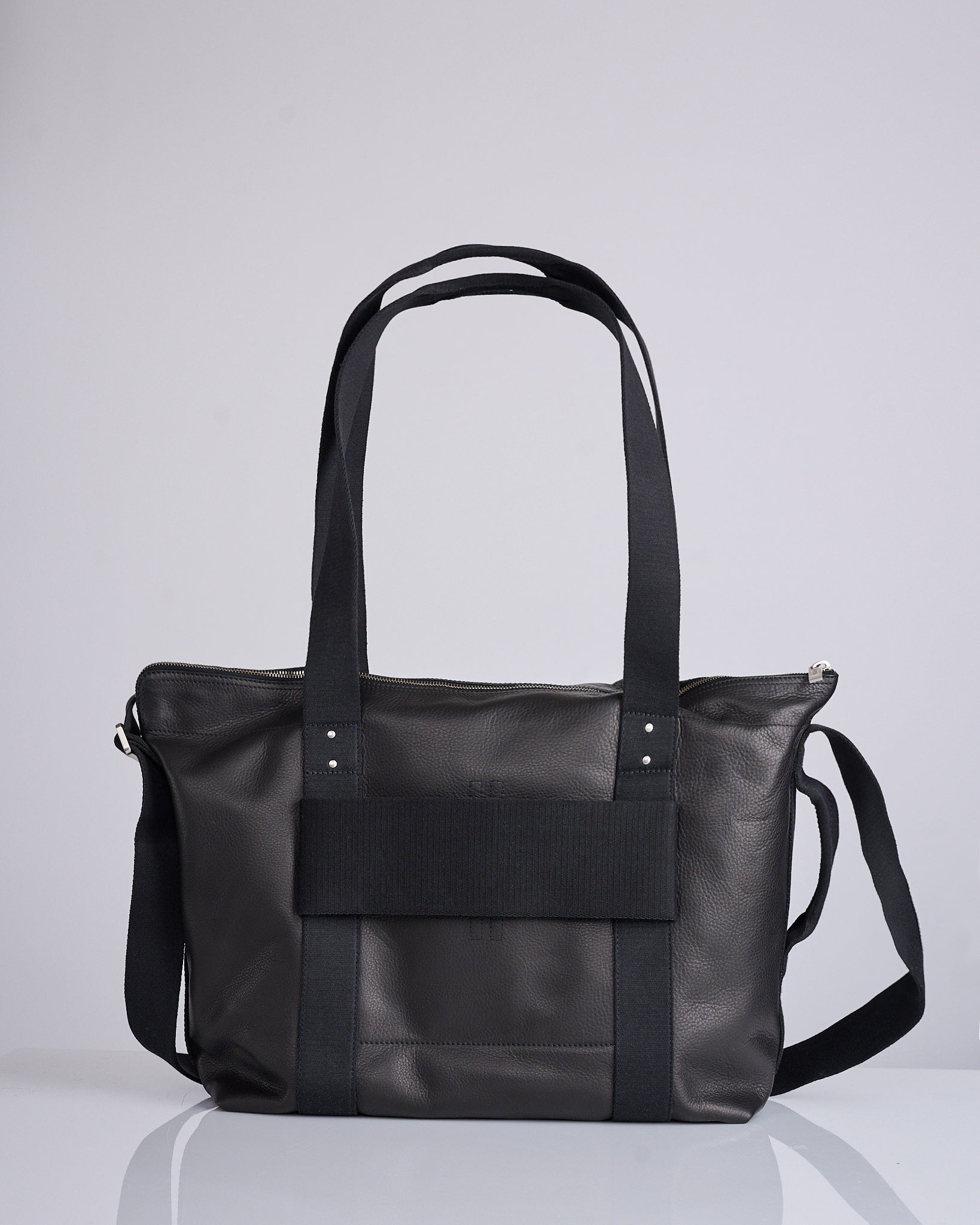 Rick Owens Trolley Bag Glossy Calf Leather Black – LESS 17