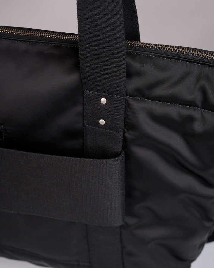 Rick Owens Trolley Bag Recycled Bomber Satin Padded Black