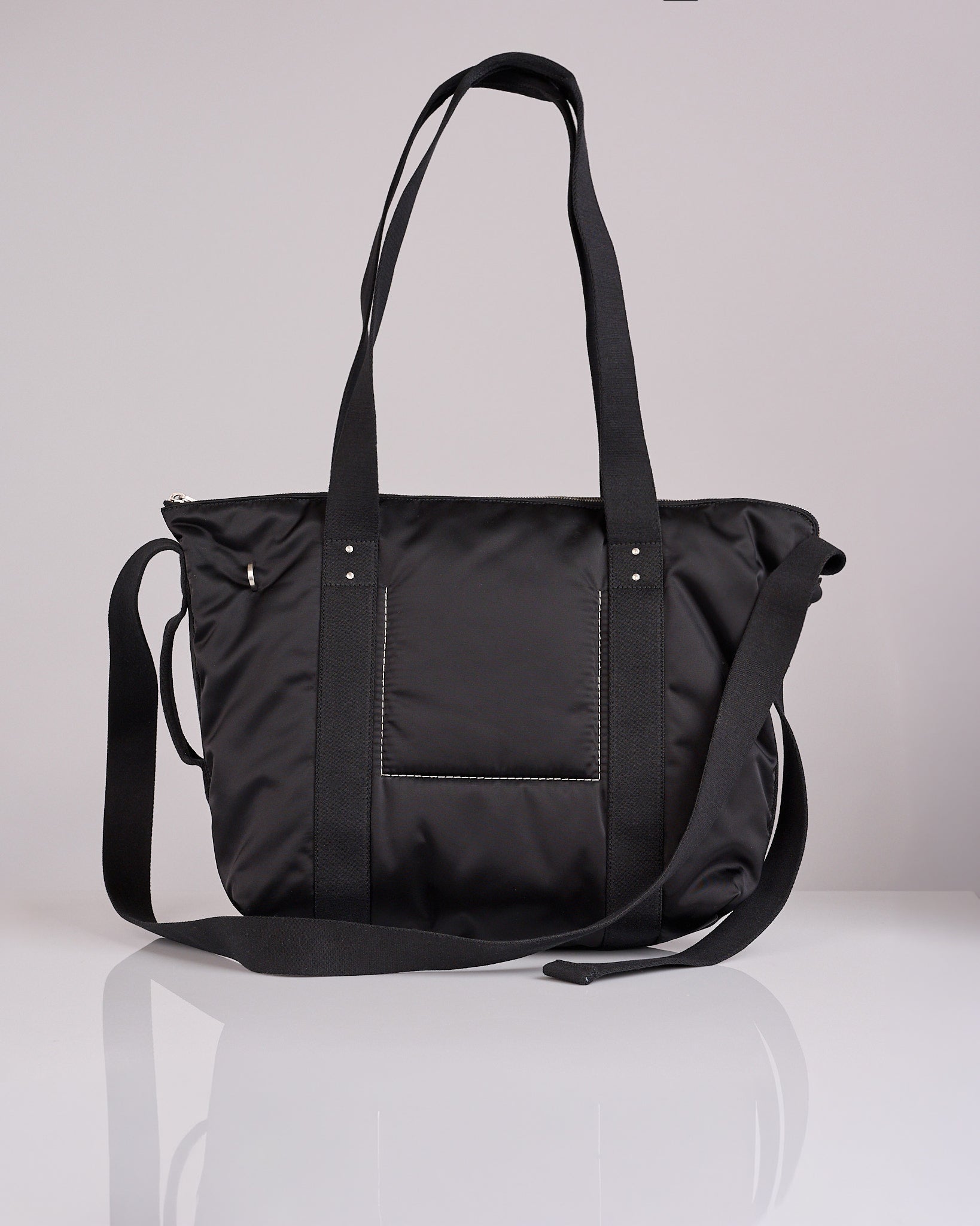 Rick Owens Trolley Bag Recycled Bomber Satin Padded Black – LESS 17