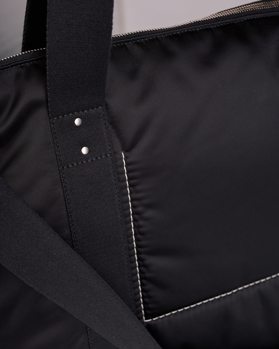 Rick Owens Trolley Bag Recycled Bomber Satin Padded Black