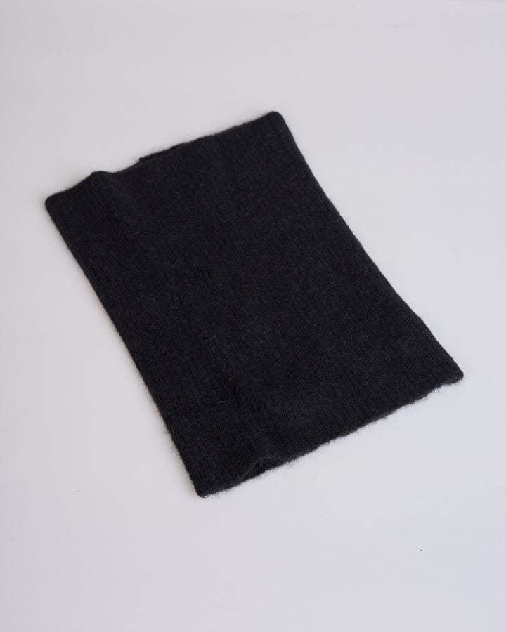 Rick Owens Tube Scarf Alpaca Black