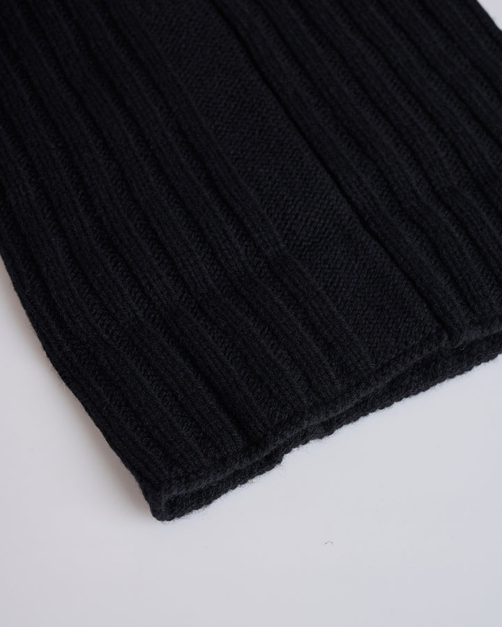 Rick Owens Tube Scarf Cashmere Black