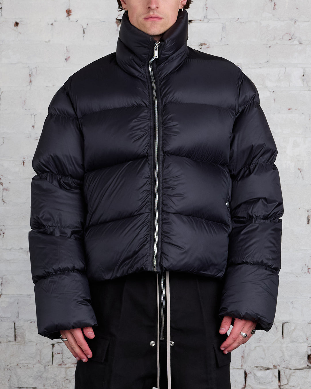 Rick Owens Turtle Duvet Jacket Nylon Black