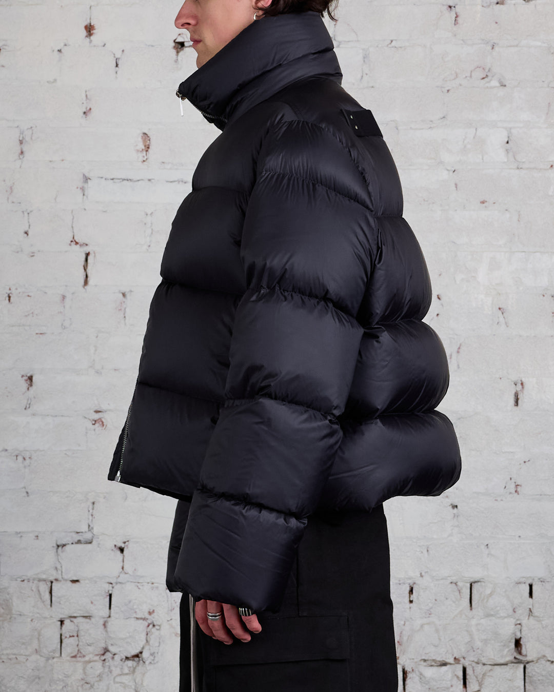 Rick Owens Turtle Duvet Jacket Nylon Black