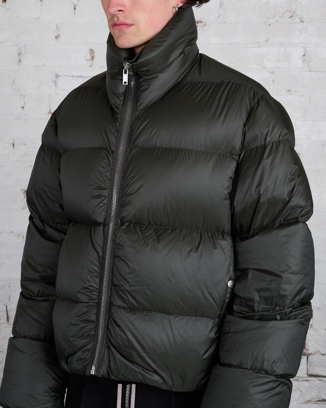 Rick Owens Turtle Duvet Jacket Nylon Forest