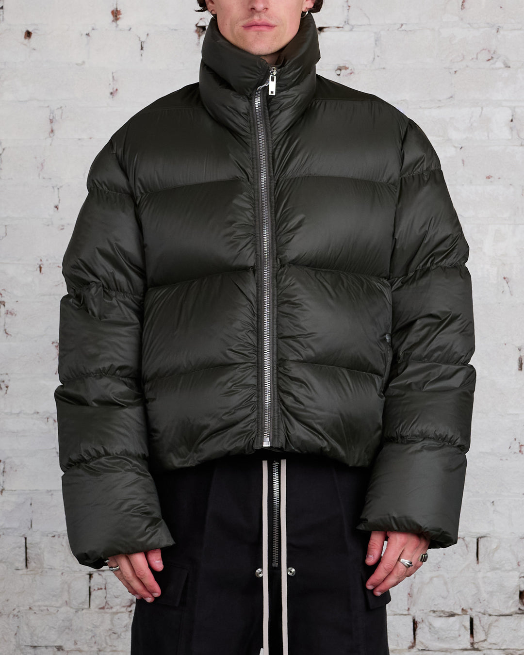 Rick Owens Turtle Duvet Jacket Nylon Forest