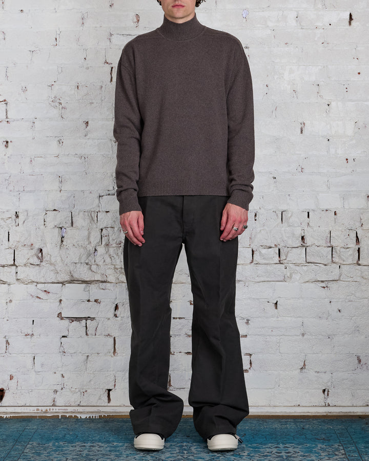 Rick Owens Turtleneck Recycled Cashmere Dust