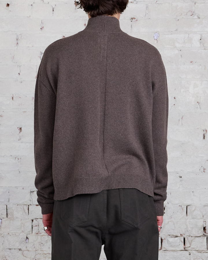 Rick Owens Turtleneck Recycled Cashmere Dust