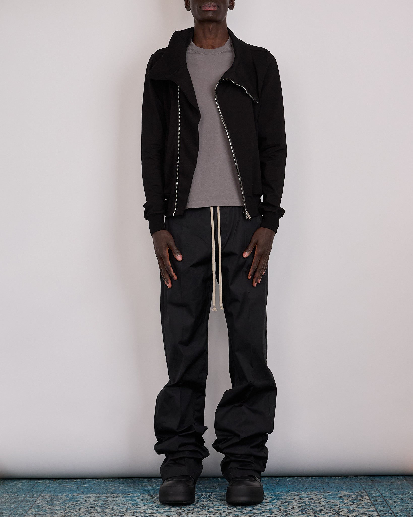 Rick Owens Zip Bauhaus Jogger BA Heavy Jersey Black – LESS 17