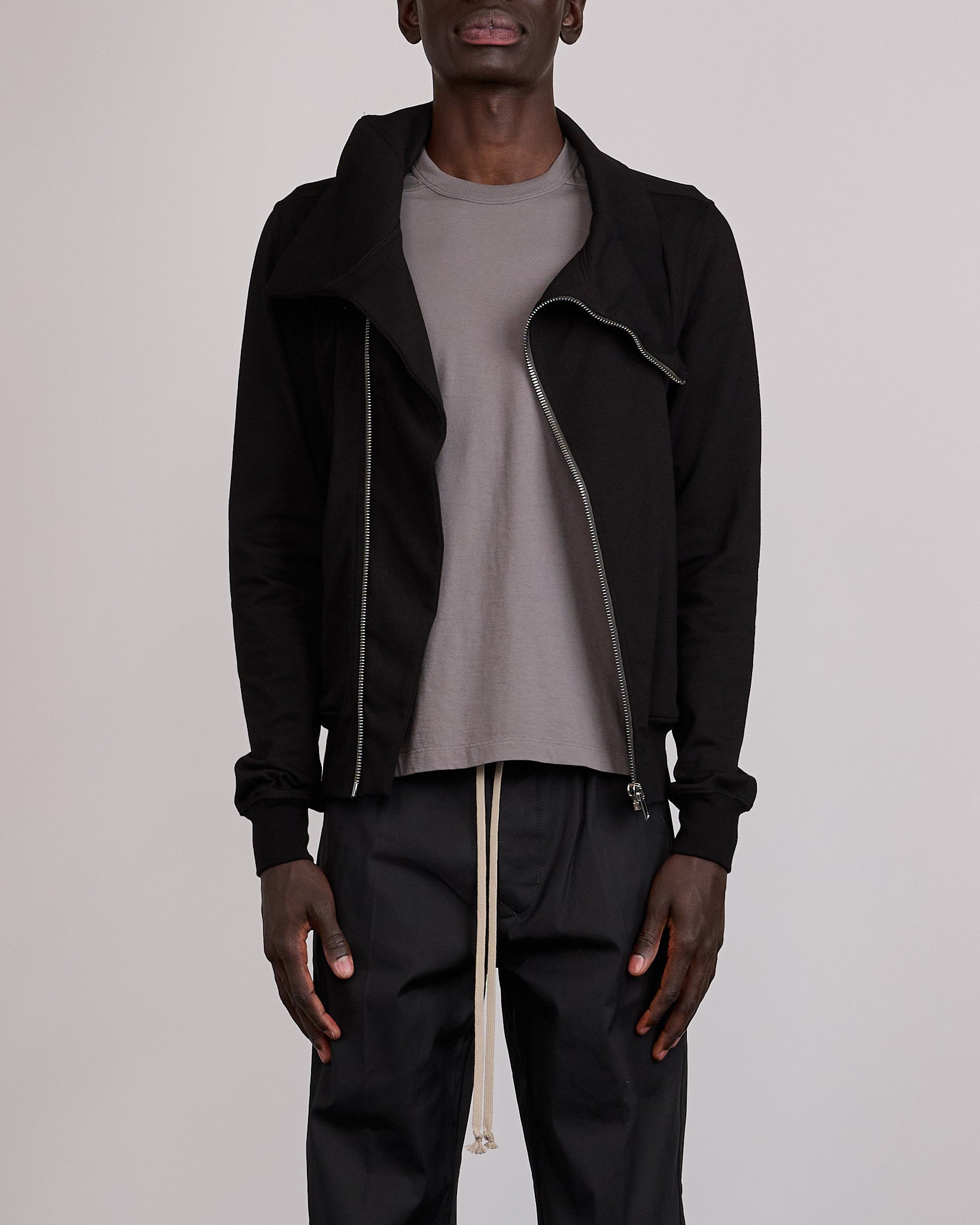 Rick Owens Zip Bauhaus Jogger BA Heavy Jersey Black – LESS 17