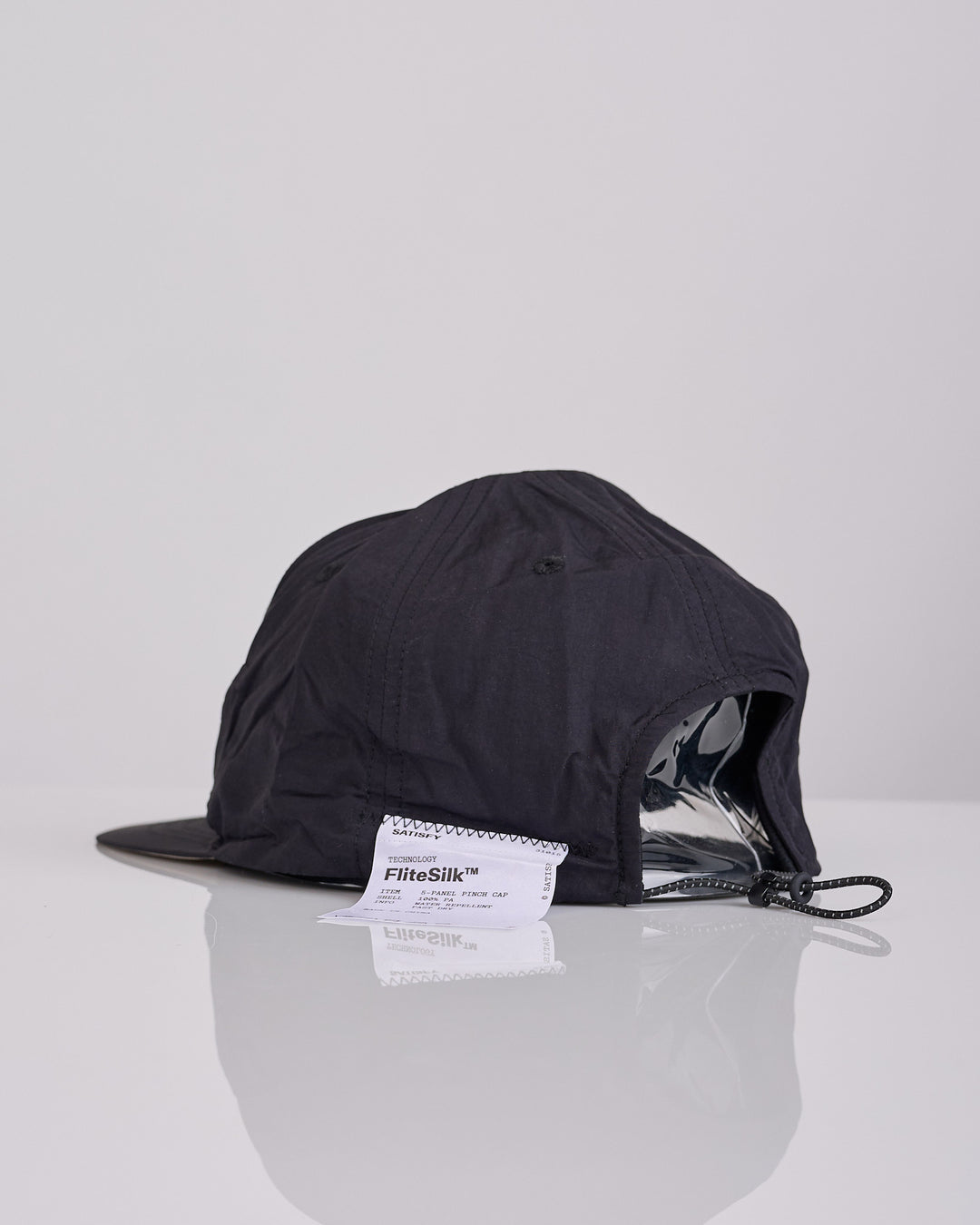 SATISFY FlightSilk 5-Panel Pinch Cap Black Off-Road