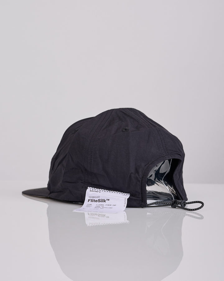 SATISFY FlightSilk 5-Panel Pinch Cap Black Off-Road