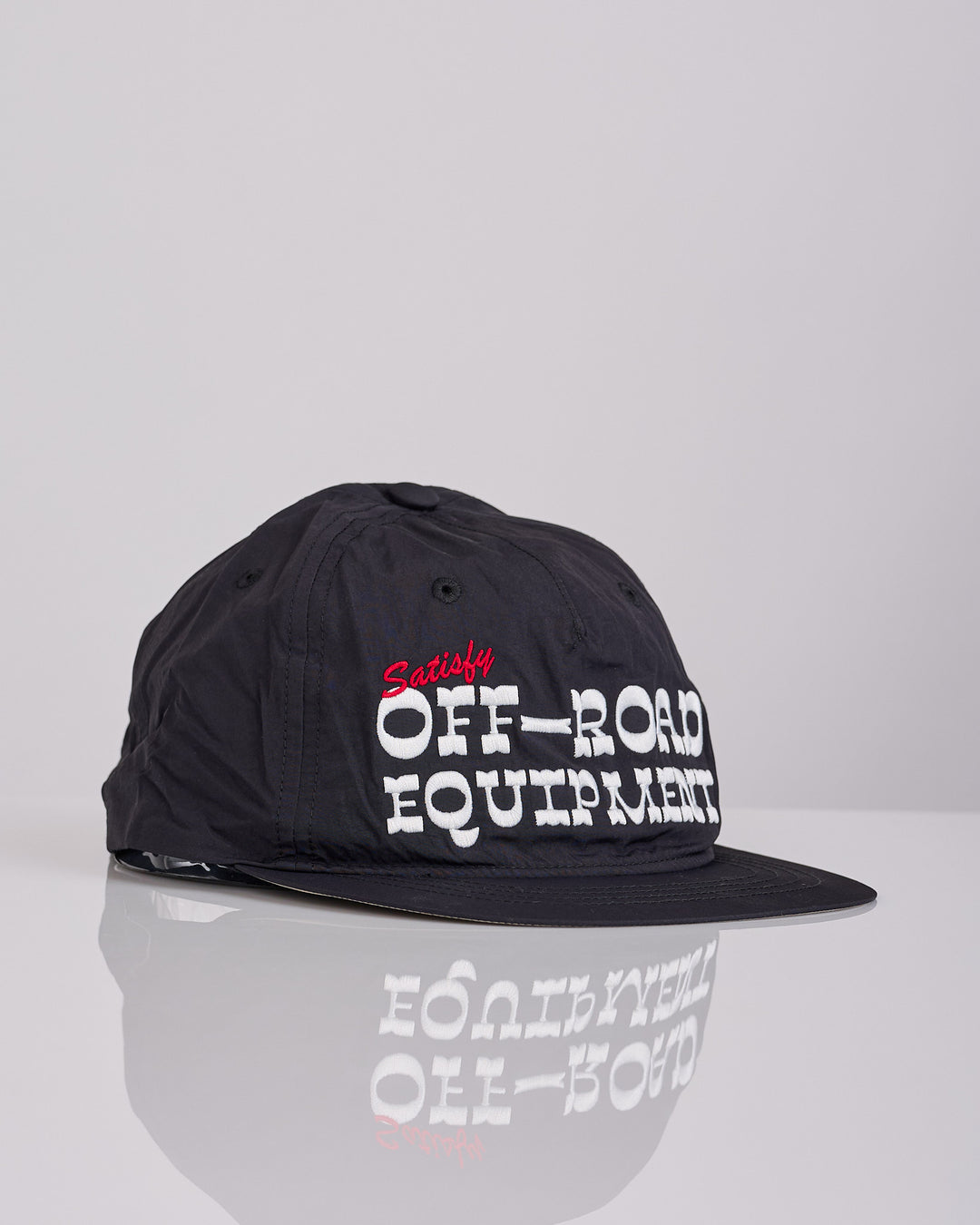 SATISFY FlightSilk 5-Panel Pinch Cap Black Off-Road