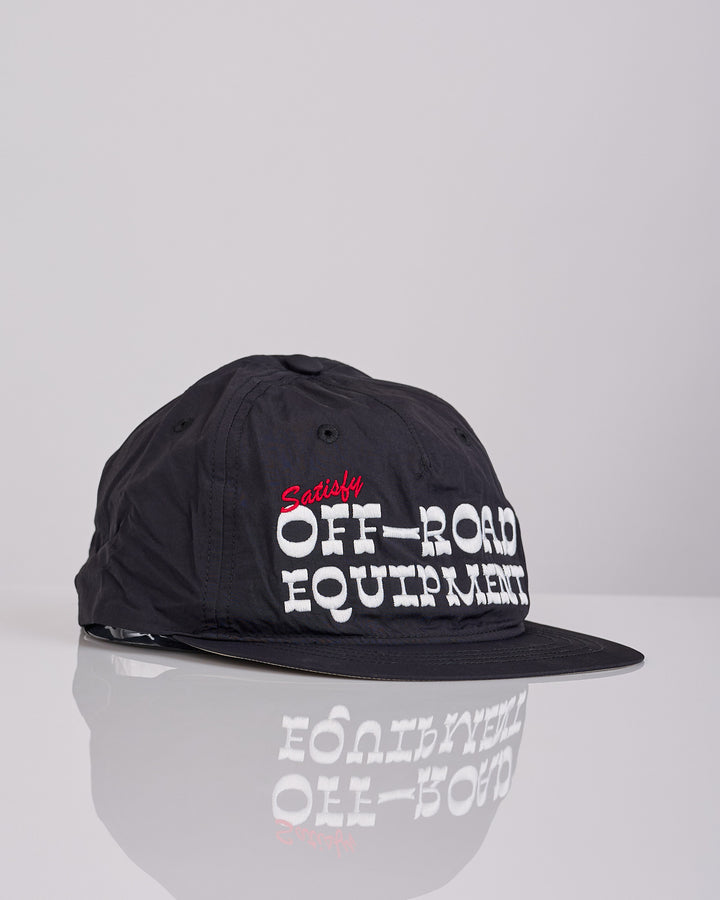 SATISFY FlightSilk 5-Panel Pinch Cap Black Off-Road