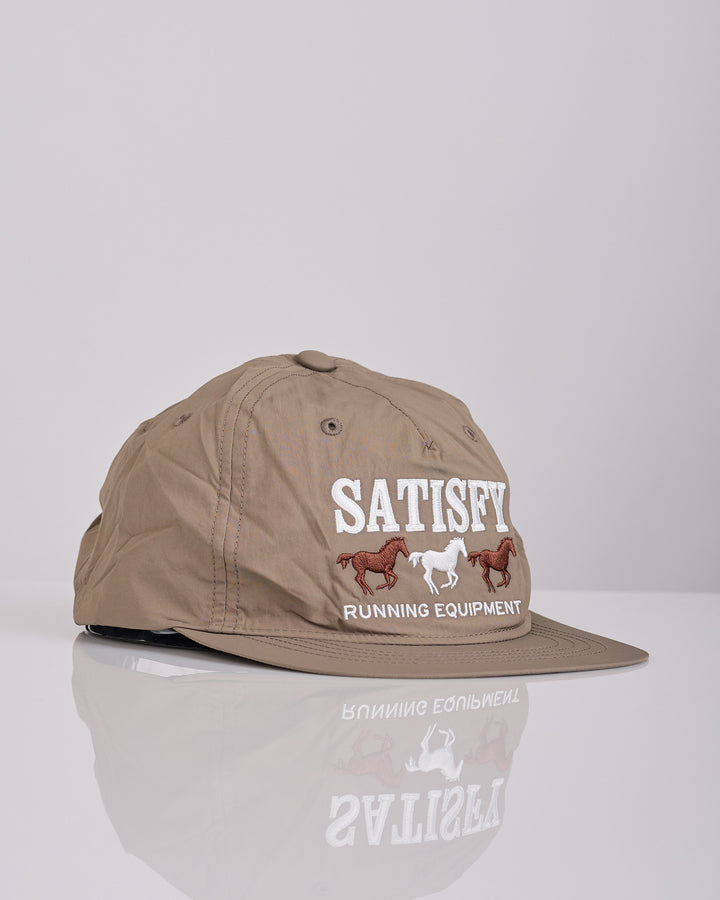 SATISFY FlightSilk 5-Panel Pinch Cap Falcon Horses