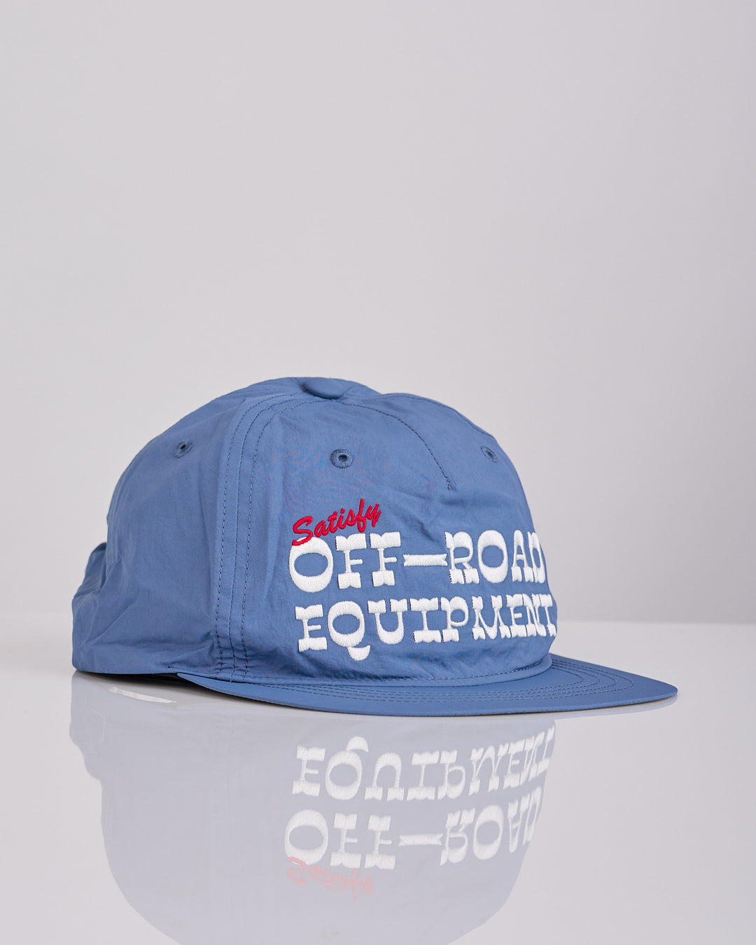 SATISFY FlightSilk 5-Panel Pinch Cap Vintage Indigo Off-Road