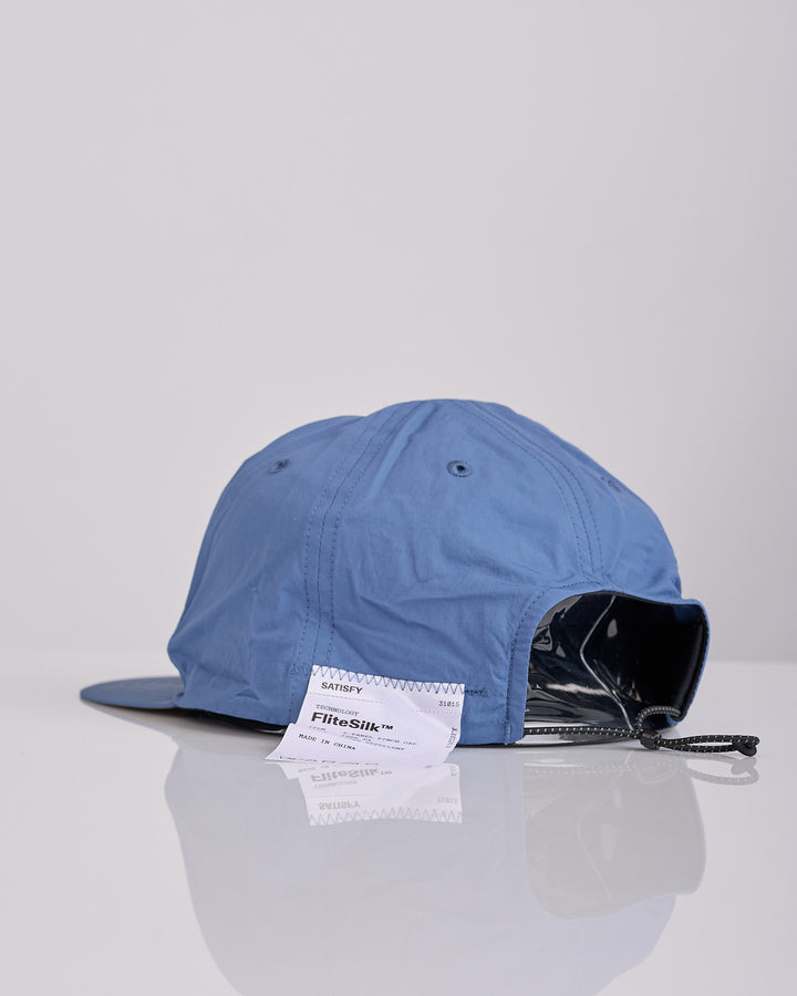 SATISFY FlightSilk 5-Panel Pinch Cap Vintage Indigo Off-Road