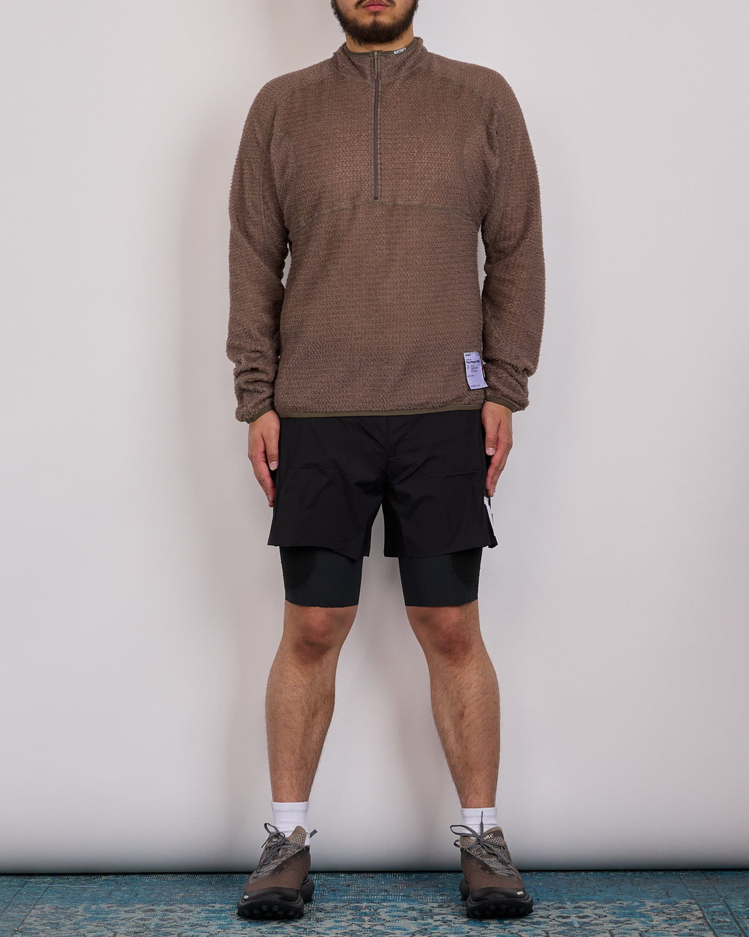 SATISFY FuzzFleece AD Half-Zip Top Falcon